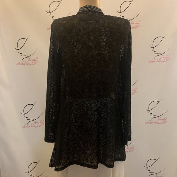 Variations. Size Medium. Stretch Light Weight Cardigan. Open Front. B59. - Picture 5 of 6